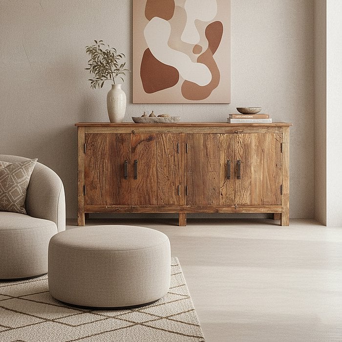 Farmwood Dressoir – 4 Deuren / Raw Materials