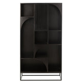 Rek Mode – Mango Hout & MDF Zwart / J-Line