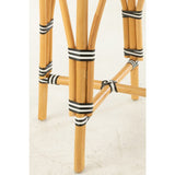 Barkruk Live Rotan Naturel/Zwart (Set van 2) / J-Line