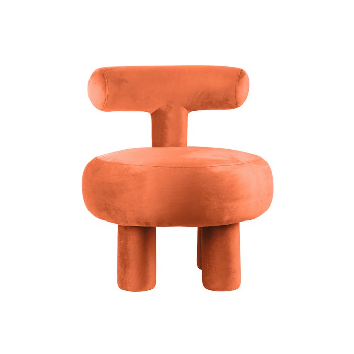 Abrazo Fauteuil Fluweel Oranje / Leitmotiv
