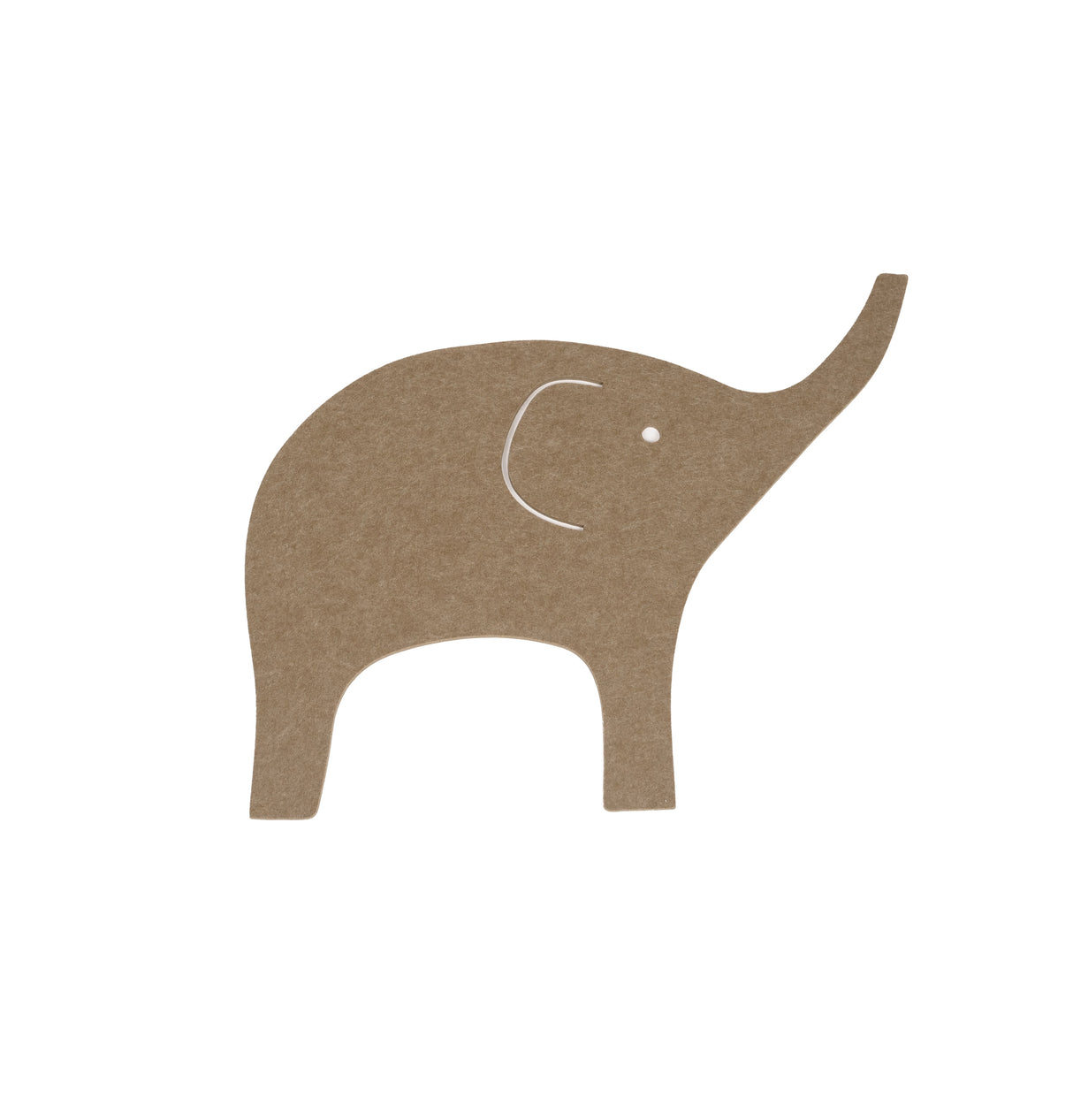 Wanddecoratie Jumbo – Olifant Taupe / KidsDepot