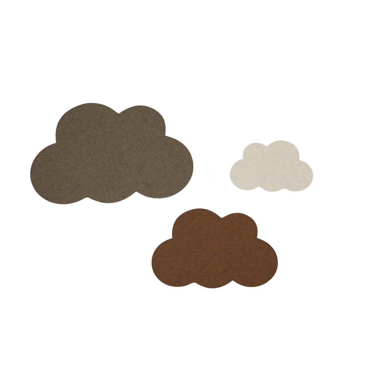 Beau Wanddecoratie (Set van 3) – Light Camel Brown / KidsDepot