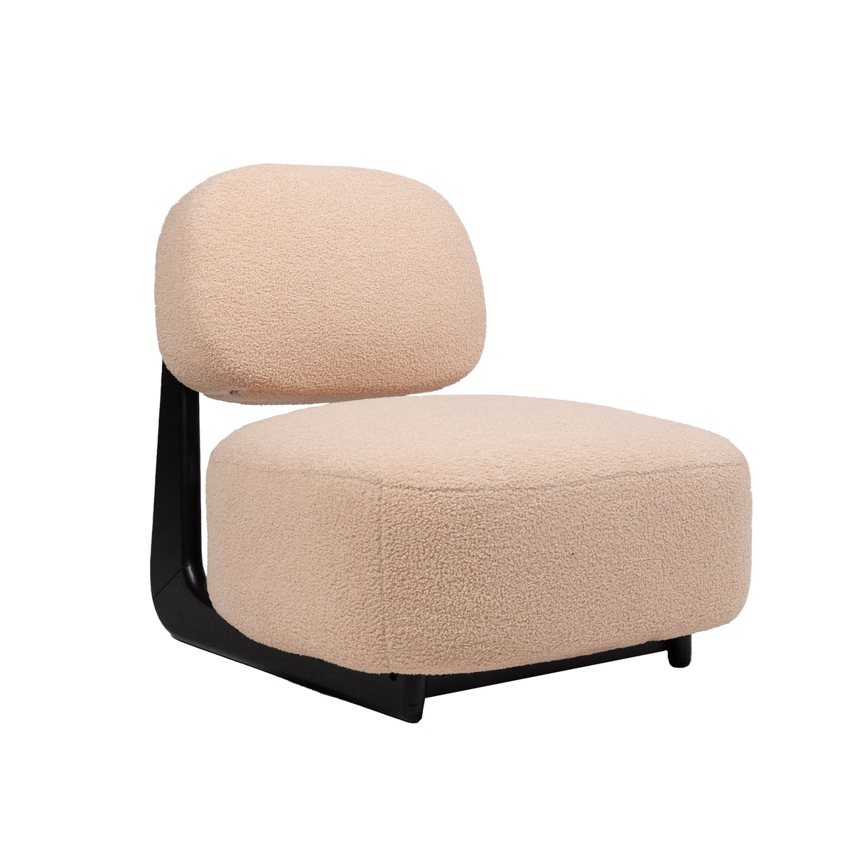 Fauteuil Baran – Bouclé Japandi / KidsDepot