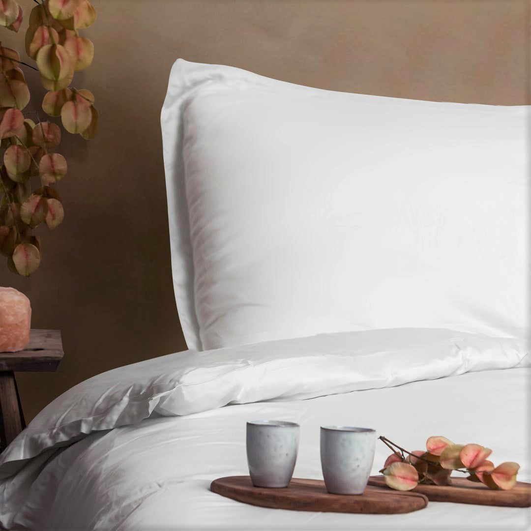 Dekbedovertrek Satijn - Wit (200×200) / Coco & Cici