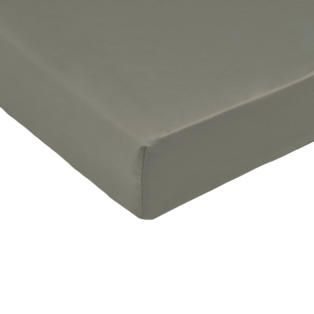 Hoeslaken Bamboe Olijfgroen (90×210×30) / Coco & Cici