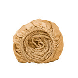 Hoeslaken Bamboe Okergeel (90×210×30) / Coco & Cici