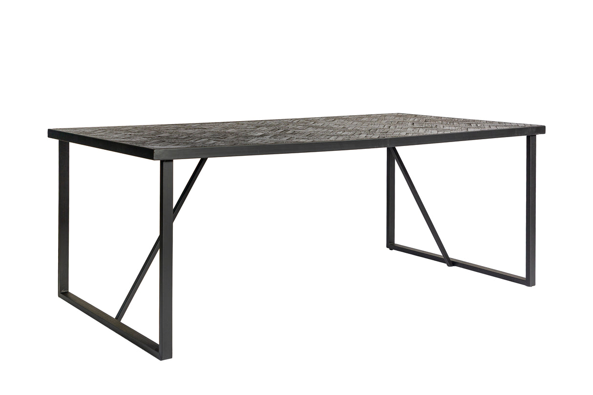 Eettafel Noir Parquet Zwart 160 cm / Profurn