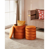 Ampahaka Poef Oranje (Ø40cmxH44,5 cm) / EGLO Living