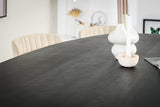 Eettafel Axis Noir Oval Zwart 230 cm /Profurn