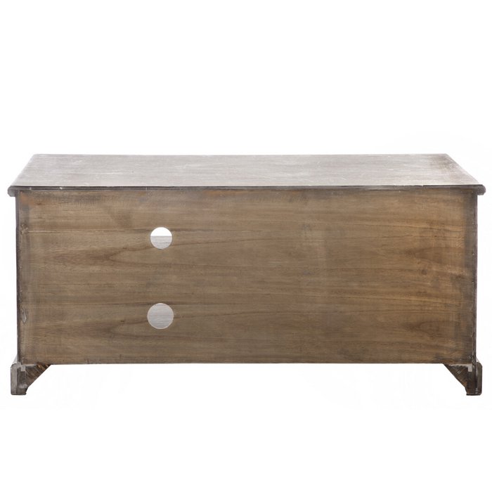 TV Kast + 2 Manden – Grijs/Naturel Hout / J-Line