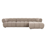 Bank New York (4-Zits) Sand Bouclé Collection – POLE TO POLE