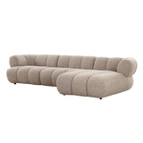 Bank New York (4-Zits) Sand Bouclé Collection – POLE TO POLE