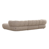 Bank New York (4-Zits) Sand Bouclé Collection – POLE TO POLE