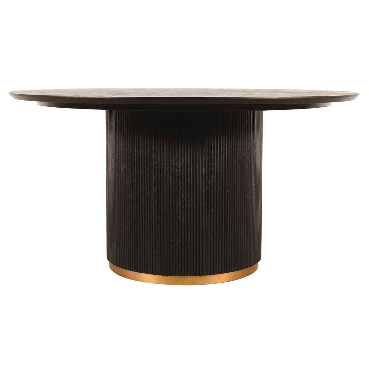 Xelle Brown - Ronde Eettafel van Mangohout (Ø150 cm) - PTMD