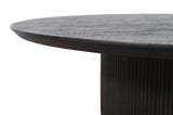 Xelle Brown - Ronde Eettafel van Mangohout (Ø150 cm) - PTMD