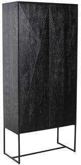 Onyx Black - Wandkast met 2 Deuren - PTMD