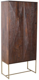 Onyx Brown - Wandkast met 2 Deuren - PTMD