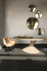 Nemo Grey - Ovale Eettafel van Mangohout (220 cm) - PTMD