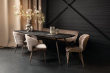 Fieron Black - Ovale Eettafel (200/240 cm) - PTMD