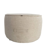 Max Beige - All Weather Outdoor Poef (Rond Groot) - PTMD