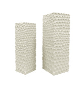 Isaiah Nature Design SV2 - Sculpturale MDF Zuilen in White & Cream - PTMD