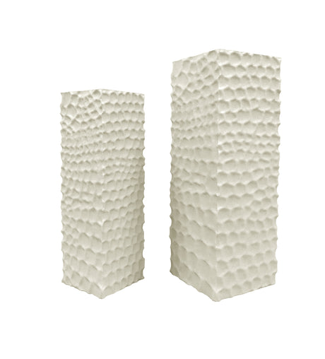 Isaiah Nature Design SV2 - Sculpturale MDF Zuilen in White & Cream - PTMD