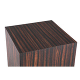 Tiess Wooden Veneer - Luxe Designzuilen in Zwart & Bruin - PTMD
