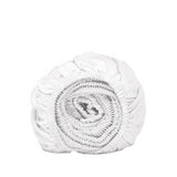 Hoeslaken Satijn - Wit (180×210×30) / Coco & Cici