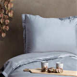 Hoeslaken Satijn Ocean Blue (180×200×30) / Coco & Cici