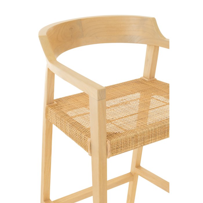 Barstoel Emma Teak Naturel / J-Line