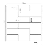 Vakkenkast Huub Zwart / Veer Carpets