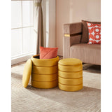 Ampahaka Poef Geel (ø40cmxH44,5 cm) / EGLO Living