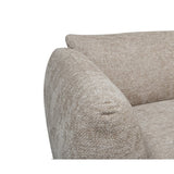 Bank Amsterdam (6-Zits Hoek + Ottoman) Latte Collection – POLE TO POLE