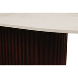 Urban Chique Salontafel Keramiek/Notenfineer (140 cm) - POLE TO POLE