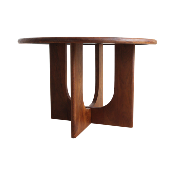 Eettafel Bullnose Coliseo Mangohout Rond 120 cm / Raw Materials