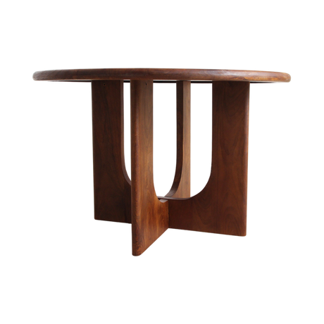 Eettafel Bullnose Coliseo Mangohout Rond 120 cm / Raw Materials