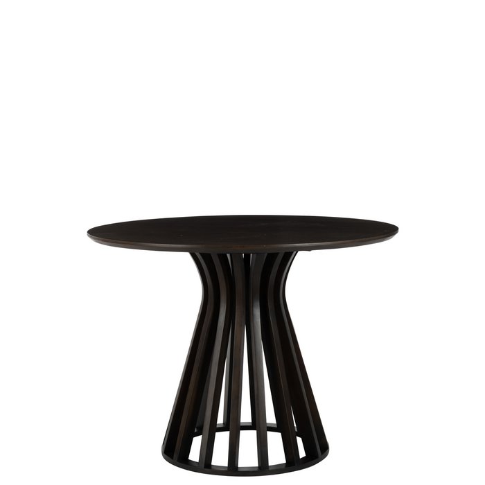 Eettafel Eli Hout Donkerbruin (Ø 110 cm) / J-Line