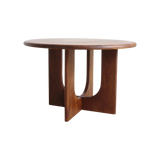 Eettafel Bullnose Coliseo Mangohout Rond 120 cm / Raw Materials