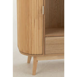 Kast Vakken Rond – Dennenhout Naturel / J-Line