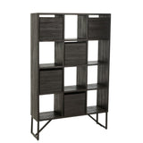 Kast met Lades – Gerecycleerd Hout Zwart / J-Line