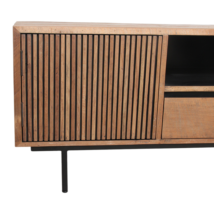 Rhythm TV-Meubel – Teakhout / Raw Materials