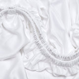 Hoeslaken Bamboe Wit (160×200×30) / Coco & Cici