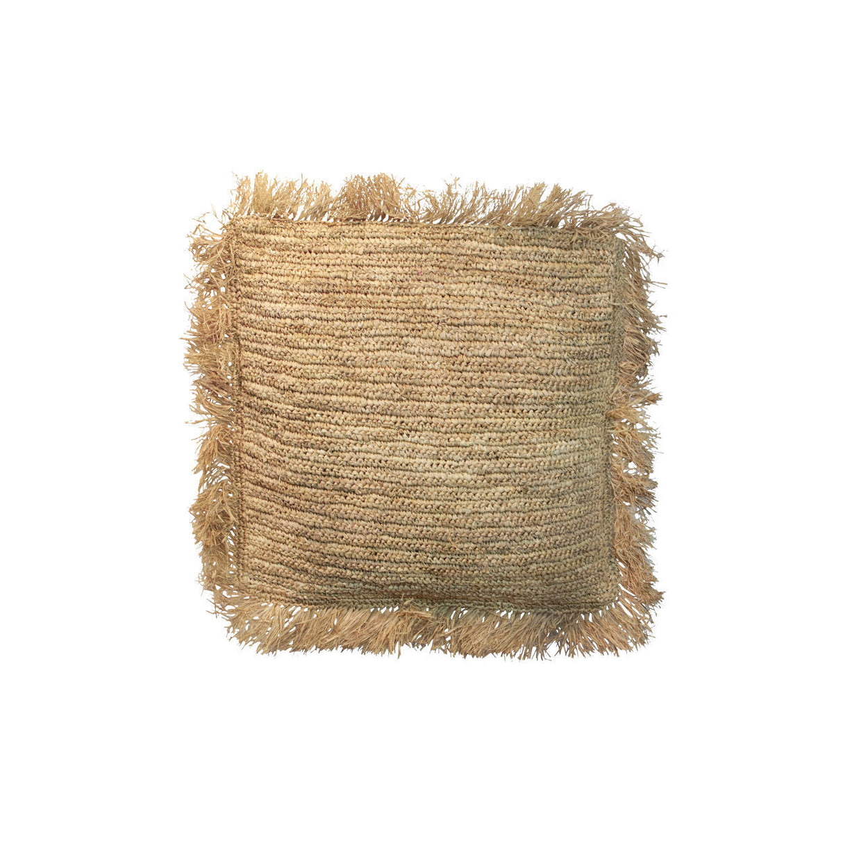 Raffia Kussenhoes (40×40) / Bazar Bizar