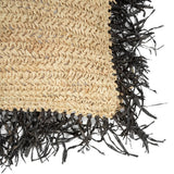 Raffia Kussenhoes (60×60) / Bazar Bizar