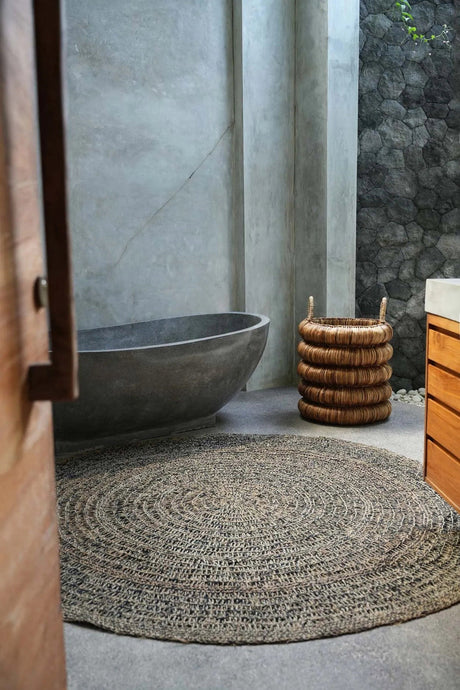 Vloerkleed Zeegras (Ø200) / Bazar Bizar