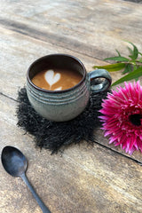 Franje Raffia Onderzetter (10x10x1) / Bazar Bizar