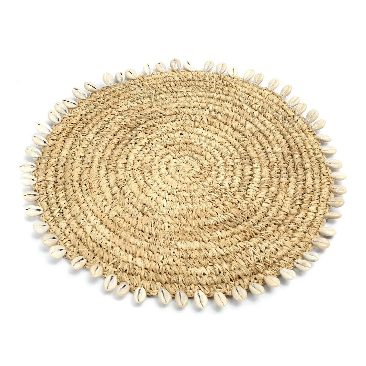 Raffia Schelp Placemat (38×38×1) / Bazar Bizar