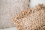 Raffia Kussenhoes (30×50) / Bazar Bizar