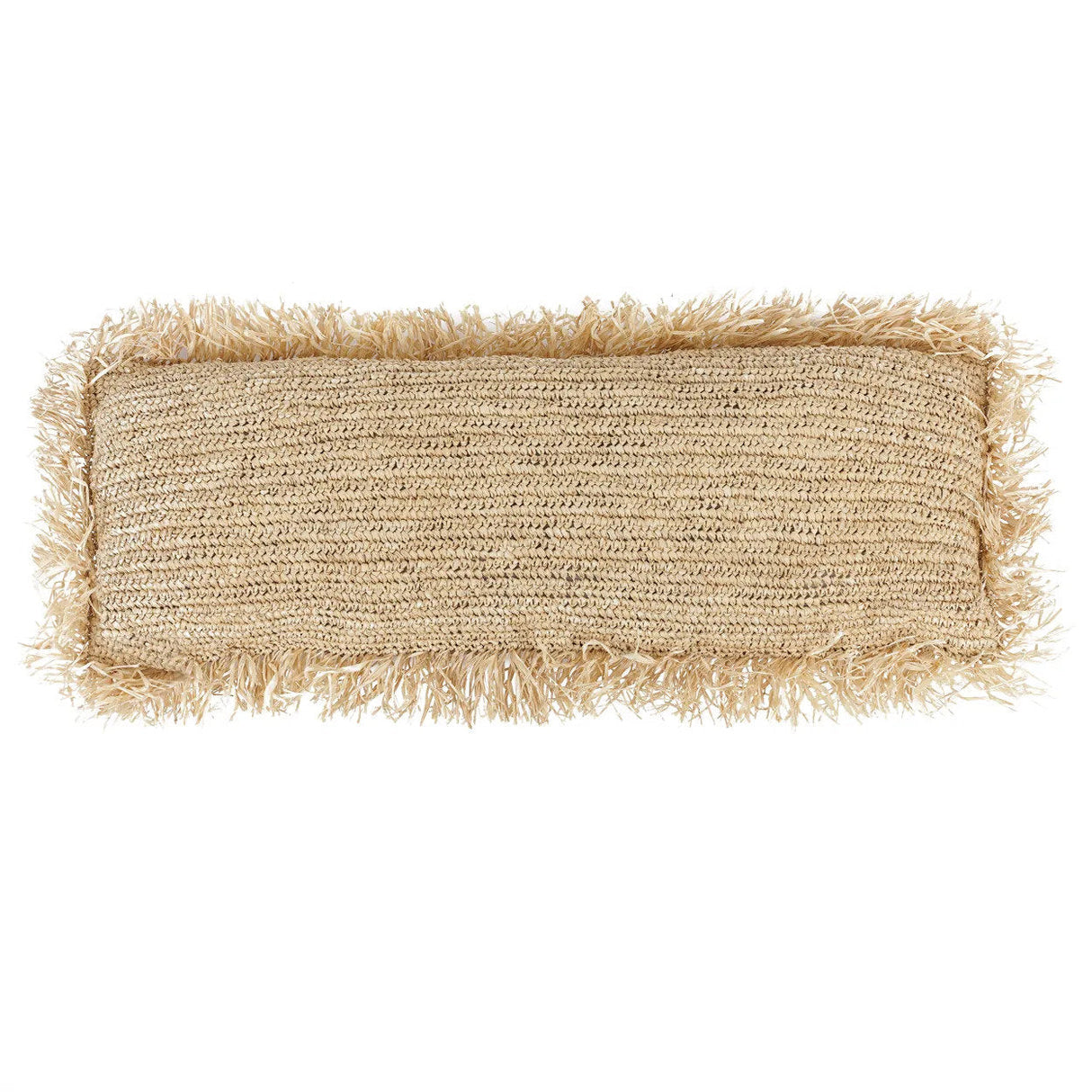 Raffia Kussenhoes (35×100) / Bazar Bizar