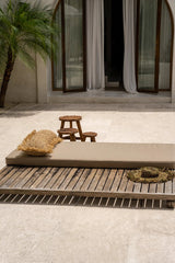 Raffia Kussenhoes (35×100) / Bazar Bizar